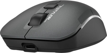 Мышь A4Tech Fstyler FB26CS Air2 серый/черный оптическая (2000dpi) silent беспроводная BT/Radio USB д