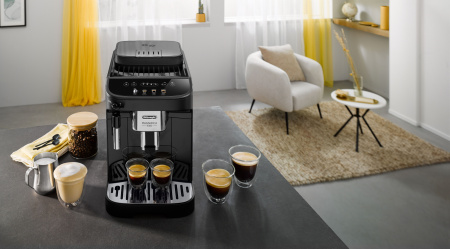 Кофемашина Delonghi Magnifica Evo ECAM290.22.B 1450Вт серебристый/черный