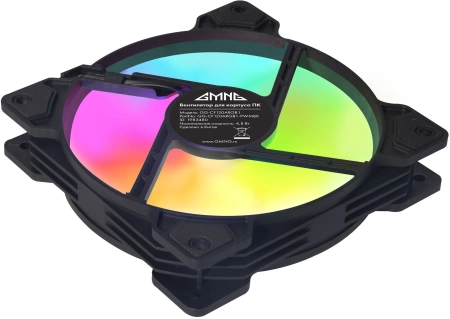 Вентилятор GMNG GG-CF120ARGB1-PWMBK 120x120x25 4-pin LED Ret