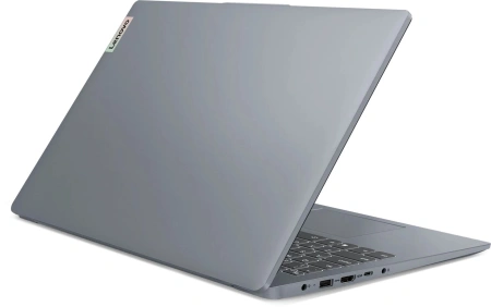 Ноутбук Lenovo IdeaPad Slim 3 15IRH8 Core i5 13420H 16Gb SSD512Gb Intel UHD Graphics 15.6" IPS FHD (1920x1080) noOS grey WiFi BT Cam (83EM00DBPS)