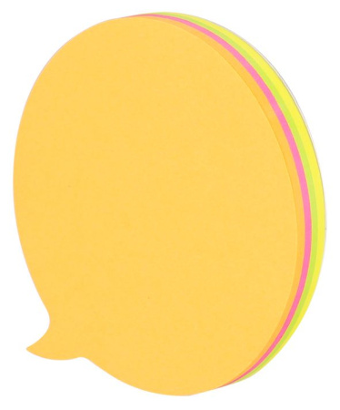 Закладки самокл. бумажные Deli EA03202 76х76мм 4цв.в упак. 20лист