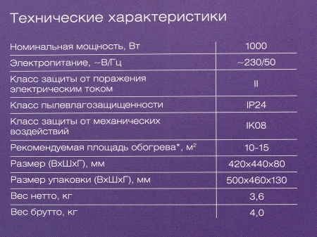 Конвектор Noirot Spot E-3 Plus 1000Вт белый