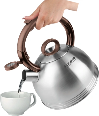 Чайник металлический Rondell Kortado RDS-1035 2.4л. стальной