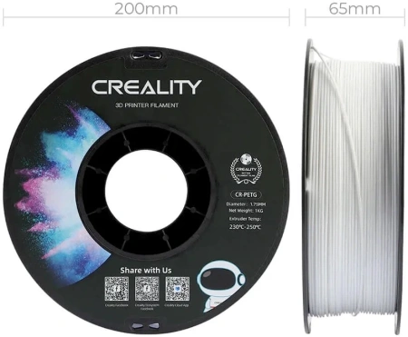 Пластик для принтера 3D Creality 3301030034 PETG d1.75мм 1кг 1цв.
