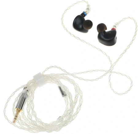 Наушники вкладыши Fiio FH5S 1.2м черный/медный проводные в ушной раковине (80001473)