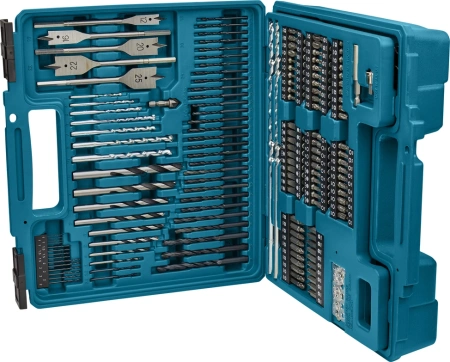 Набор бит и сверл Makita E-11689 по дер/мет/кирп (256пред.) для шуруповертов/дрелей