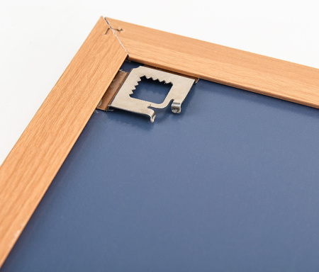 Доска комбинированная Deli 8753 пробка/лак желтый 60x90см деревянная рама