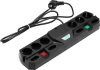 Сетевой фильтр Most TRG 2м (10 розеток) черный (коробка)