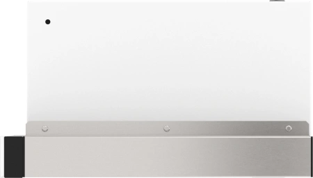 Вытяжка встраиваемая Elikor Интегра Glass 50Н-400-В2Д нержавеющая сталь/стекло белое управление: кнопочное (1 мотор)