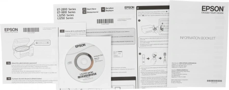 МФУ струйный Epson L3256 A4 WiFi USB белый