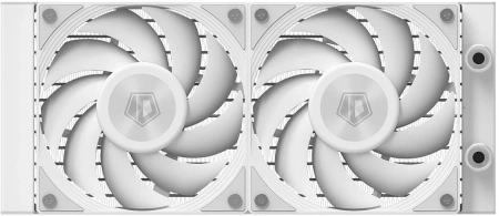 Система водяного охлаждения ID-Cooling DX240 Max Soc-AM5/AM4/1200/1700/1851 белый 4-pin 32.5dB Al+Cu 300W Ret (DX240 MAX WHITE)