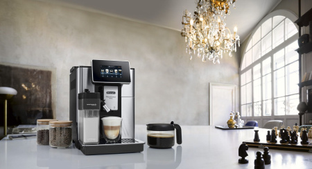 Кофемашина Delonghi Primadonna Soul ECAM610.74.MB 1450Вт черный/серебристый