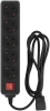 Сетевой фильтр PC Pet AP01006-E-B 1.8м (5 розеток) черный (пакет ПЭ)