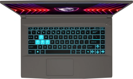 Ноутбук MSI Thin 15 B12UCX-2633XRU Core i5 12450H 16Gb SSD512Gb NVIDIA GeForce RTX 2050 4Gb 15.6" IPS FHD (1920x1080) Free DOS grey WiFi BT Cam (9S7-16R831-2633)