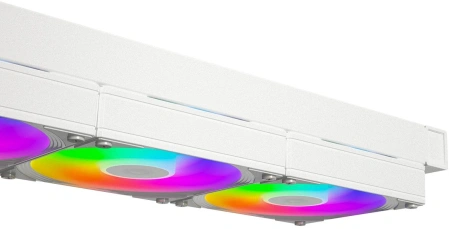 Система водяного охлаждения ID-Cooling FX360 Inf ARGB Soc-AM5/AM4/1200/1700/1851 белый 4-pin 27.2dB Al+Cu 350W Ret (FX360 INF WHITE)