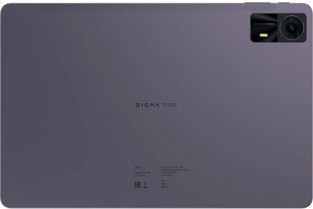 Планшет Digma Pro Zenith T606 (1.6) 8C RAM8Gb ROM256Gb 11" IPS 1920x1200 4G 2Sim Android 14 графит 13Mpix 5Mpix BT WiFi microSD 1Tb 8000mAh