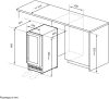Винный шкаф Lex LWD3017BL dual zone 1-нокамерн. черный