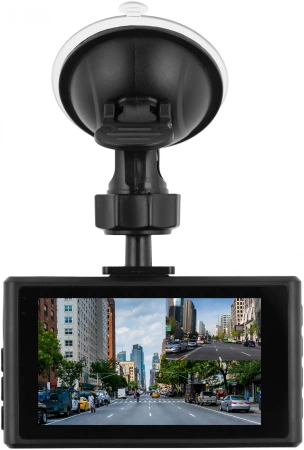 Видеорегистратор Digma FreeDrive 300DW черный 2Mpix 1440x2560 1440p 130гр.