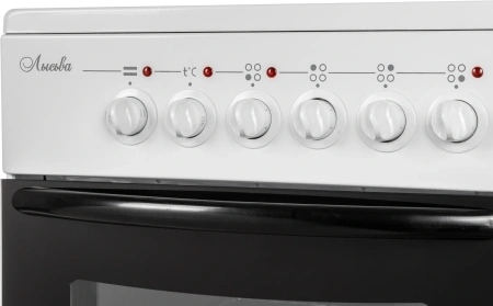 Плита Электрическая Лысьва EF4011MK00 белый стеклокерамика (без крышки)