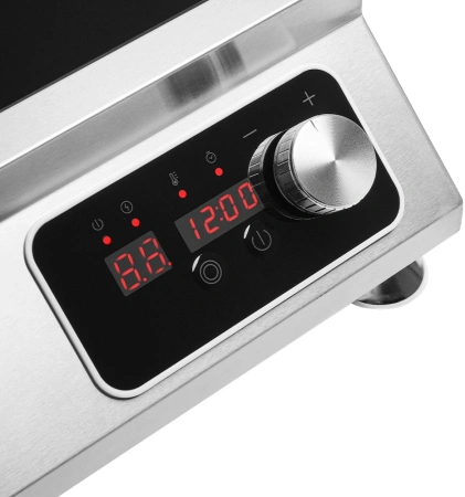 Плита Индукционная Kitfort КТ-143 серебристый/черный стеклокерамика (настольная)