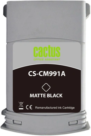 Картридж струйный Cactus CS-CM991A №761 черный (400мл) для HP DesignJet T7100/Т7200