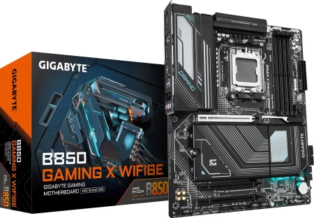 Материнская плата Gigabyte B850 GAMING X WIFI6E SocketAM5 AMD B850 4xDDR5 ATX AC`97 8ch(7.1) 2.5Gg RAID+DP