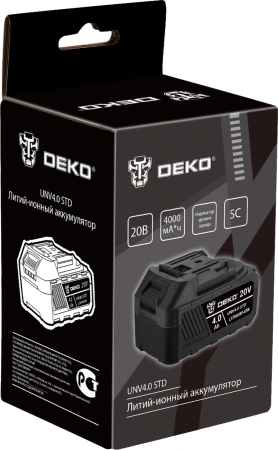 Батарея аккумуляторная Deko UNV4.0 STD 20В 4Ач Li-Ion (063-4494)