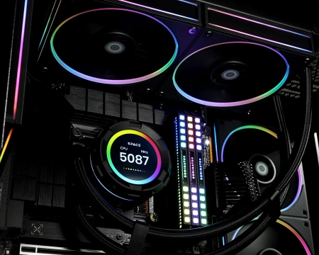 Система водяного охлаждения ID-Cooling SL240 Wh Soc-AM5/AM4/1151/1200/2066/1700 4-pin 14-30dB Al+Cu