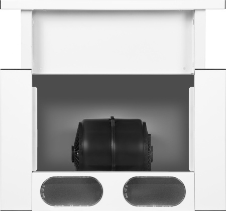 Вытяжка встраиваемая Weissgauff TEL 450 EB белый управление: кнопочное (1 мотор)