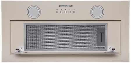 Вытяжка встраиваемая Maunfeld TRAPEZE 602IG бежевый управление: кнопочное (1 мотор)