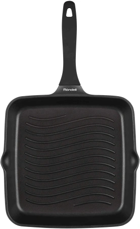 Сковорода-гриль Rondell Royal Blue RDA-1546 квадратная 28см покрытие: Eclipse HB ручка несъемная (без крышки) синий