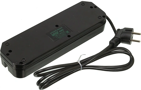 Сетевой фильтр Most ARG 1.6м (6 розеток) черный (пакет ПЭ)