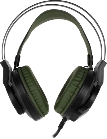 Наушники с микрофоном A4Tech Bloody J450 черный/зеленый 1.8м мониторные оголовье (J450)