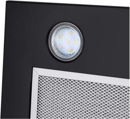 Вытяжка встраиваемая Maunfeld Crosby Singl 60 черный управление: кнопочное (1 мотор)