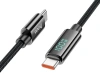 Кабель Hoco U125 TYPE-C 5A(11916) USB Type-C (m)-USB Type-C (m) 1.2м черный