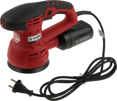 Эксцентриковая шлифовальная машина Зубр ЗОШМ-450-125 450Вт