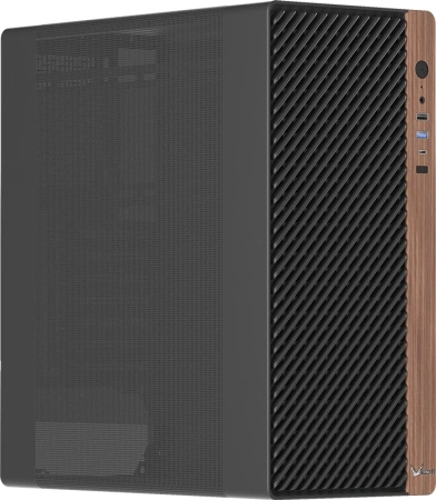 Корпус Formula TimberLine T2 черный без БП mATX 4x120mm 1xUSB2.0 1xUSB3.0 1xUSB3.1 audio bott PSU