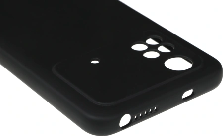 Чехол (клип-кейс) DF для Poco M4 Pro (4G) poOriginal-06 черный (POORIGINAL-06 (BLACK))