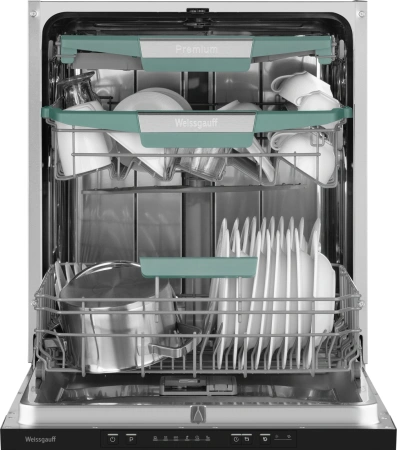 Посудомоечная машина встраив. Weissgauff BDW 6136 D Inverter AutoOpen Infolight 2100Вт полноразмерная инвертер