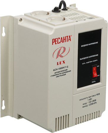 Стабилизатор напряжения Ресанта АСН-1000Н/1-Ц однофазный серый (63/6/14)