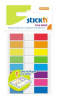 Закладки самокл. пластиковые Stick`n 26074 45x8мм 8цв.в упак. 20лист Z-сложения