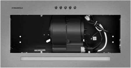 Вытяжка встраиваемая Maunfeld Crosby Hardy 1000Push серебристый управление: кнопочное (1 мотор)