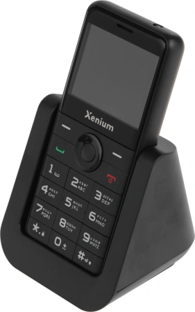 Мобильный телефон XENIUM X700 черный моноблок 2Sim 2.31" 240x320 Nucleus 0.3Mpix GSM900/1800 MP3 FM microSD max32Gb
