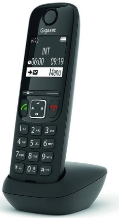 Трубка доп. Dect Gigaset AS690HX черный для AS690