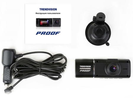 Видеорегистратор TrendVision Proof PRO GPS черный 2Mpix 1080x1920 1080p 170гр. GPS JL5701