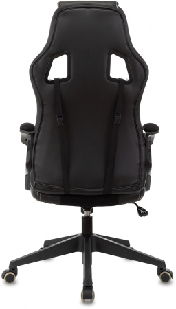 Кресло игровое Zombie Arena черный эко.кожа/ткань крестов. пластик