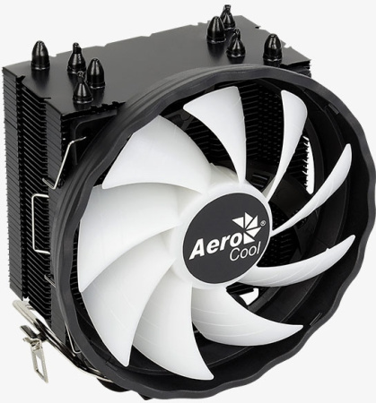Устройство охлаждения(кулер) Aerocool Rave 4 ARGB Soc-AM5/AM4/1151/1200/1700 4-pin 18-27dB Al+Cu 130