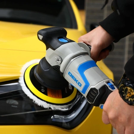 Эксцентриковая шлифмашина Deko DKCP20DA PRO аккум. жестк.кейс (085-1066)