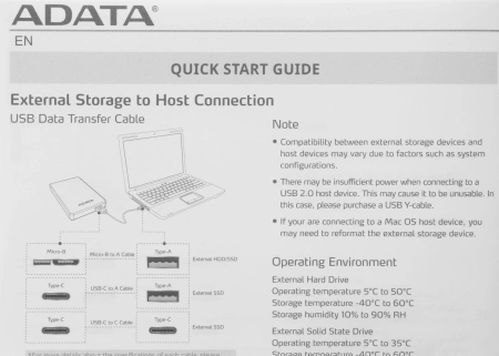 Жесткий диск A-Data USB 3.1 4Tb AHV620S-4TU31-CBK HV620S 2.5" черный