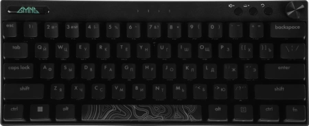 Клавиатура GMNG GG-KB500XW механическая черный USB беспроводная BT/Radio Multimedia for gamer LED (1910516)